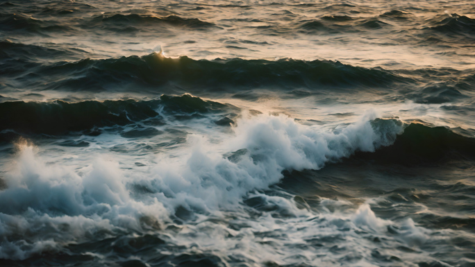 太平洋沙滩海水海浪