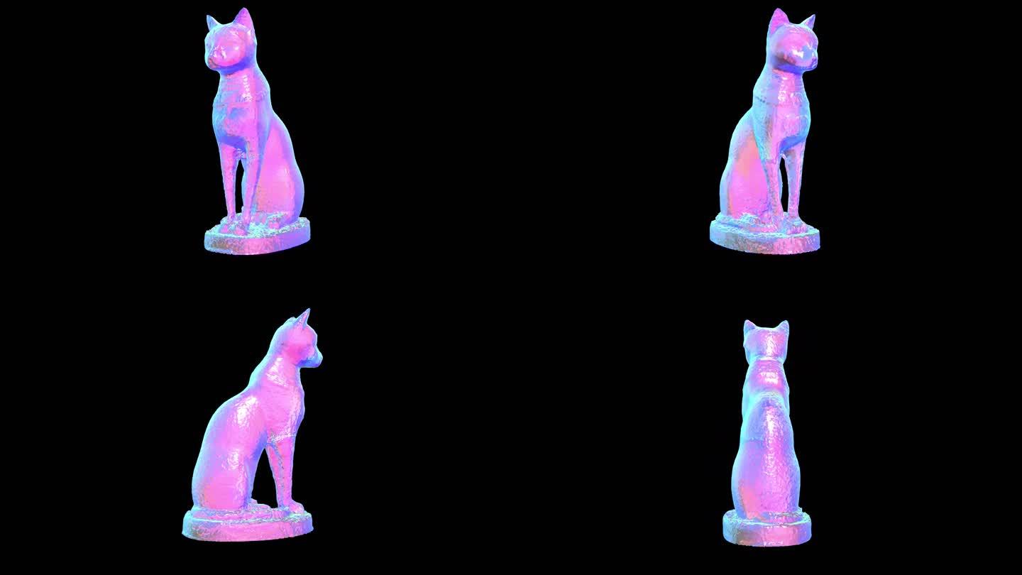埃及猫 动物可爱猫咪雕像雕塑法老古埃及9
