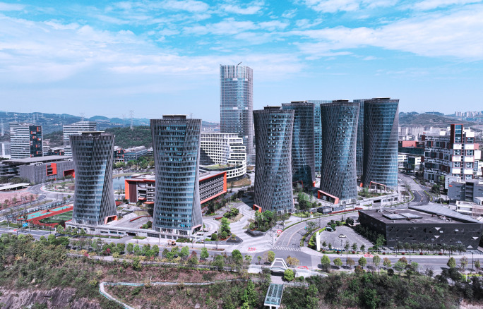 2024 仙桃数据谷航拍延时