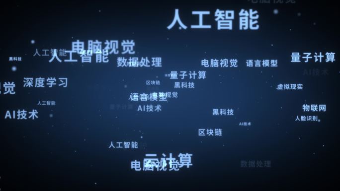 科技文字冲屏1-循环