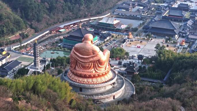 奉化雪窦寺航拍