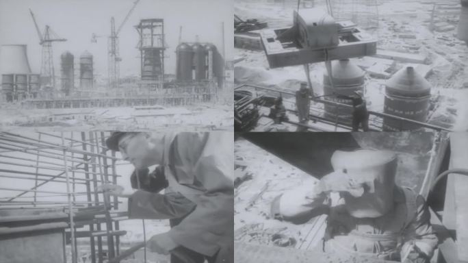 50年代包钢建设中影像