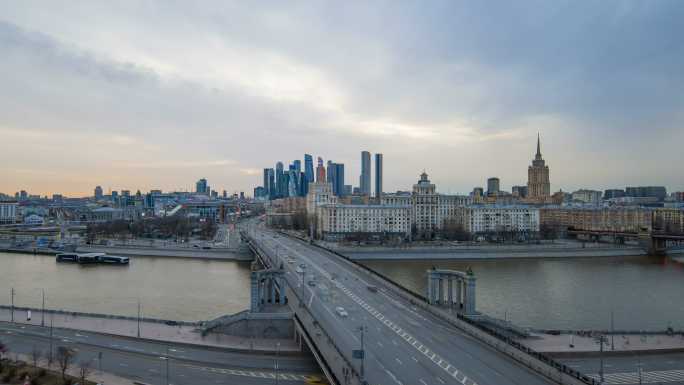 莫斯科河CBD延时