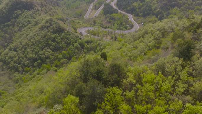 盘山公路航拍