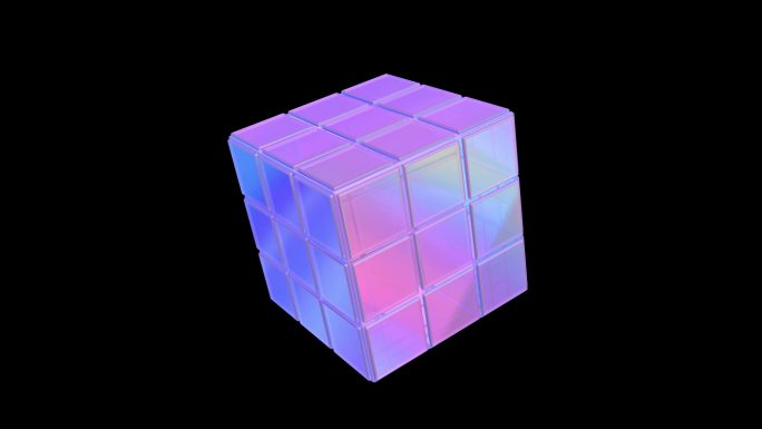 魔方方块 高科技科技元素立方体长方体9