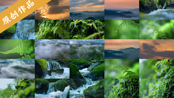 4k意境山水云雾森林航拍中国风景素材集合