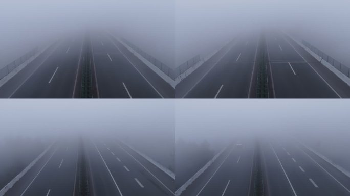 浓雾天气高速公路交通