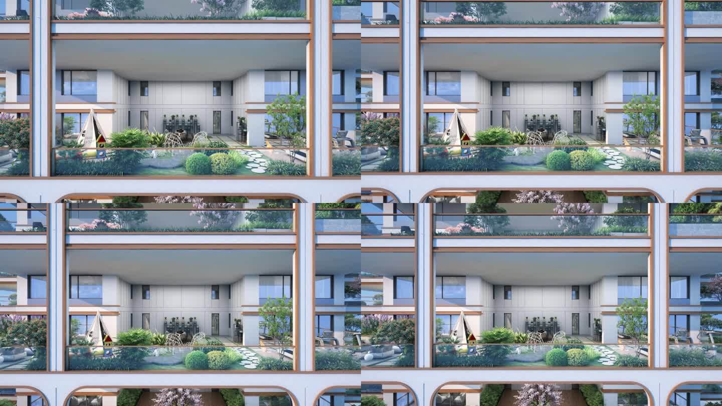 第四代住宅超级大阳台园林景观设计