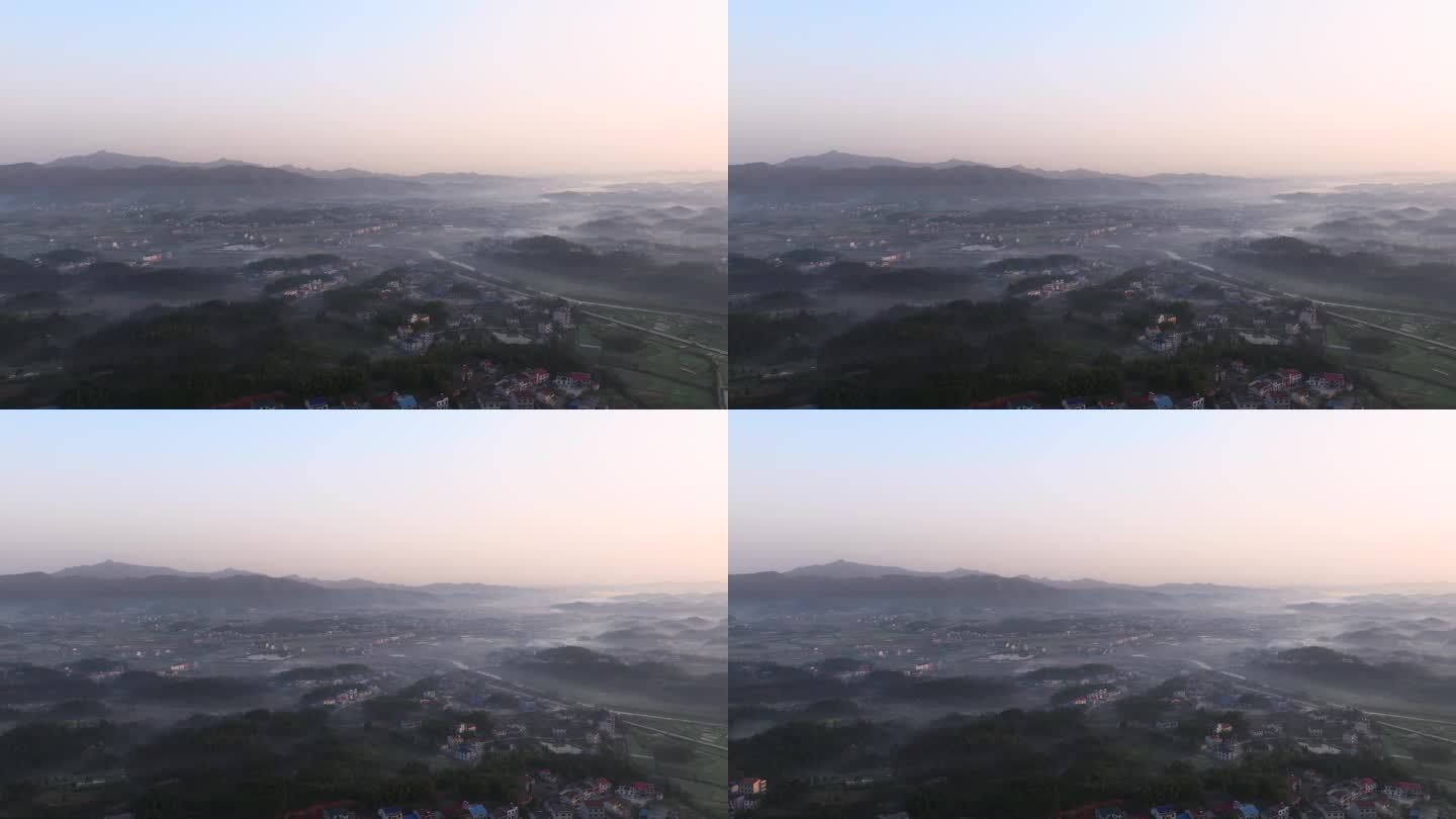 春日早晨的雾
