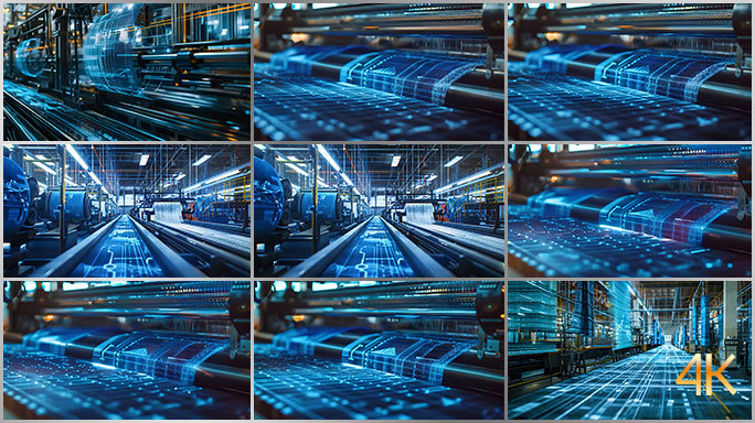 大国工业4.0 数字工厂 织布厂 造纸厂