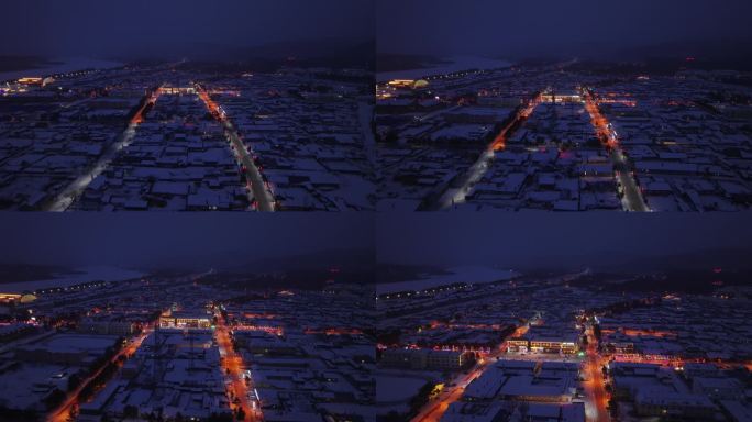 漠河北极村4k夜景