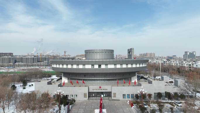 聊城市 茌平区 茌平博物馆航拍