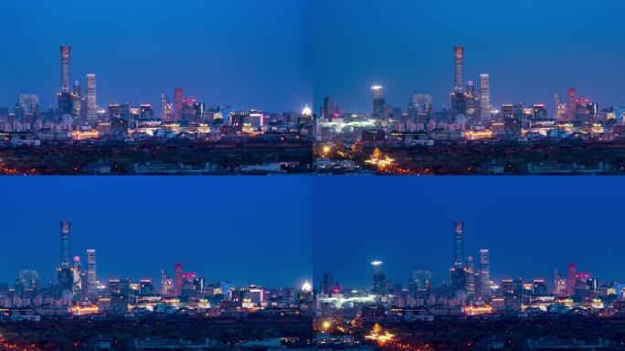 【8K】北京夜景 cbd 首都