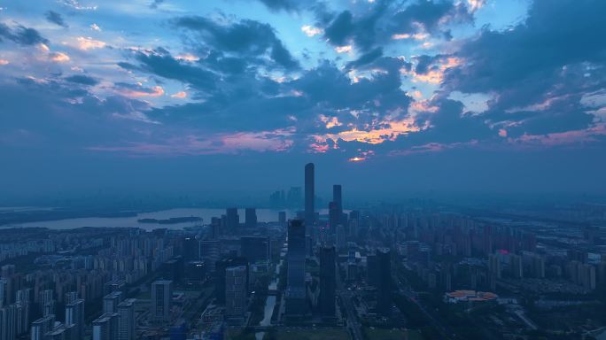 苏州湖东夜景