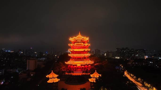 武汉黄鹤楼夜景