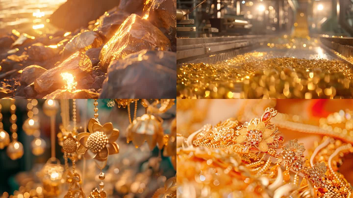 金矿开采 黄金 贵金属交易 金银珠宝