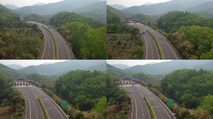 4K-Log-航拍西双版昆磨高速公路
