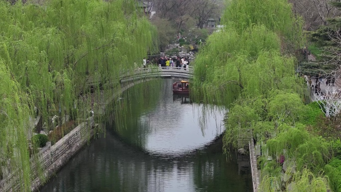 济南 春天 护城河 黑虎泉 解放阁