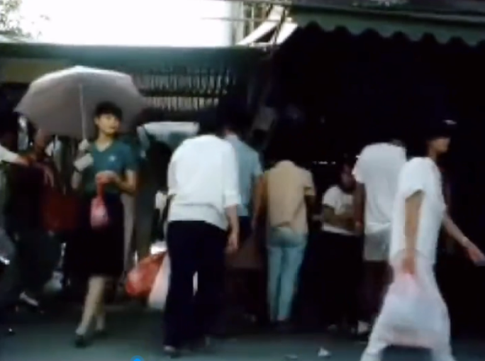 80年代  深圳 中英街 与香港市民交往