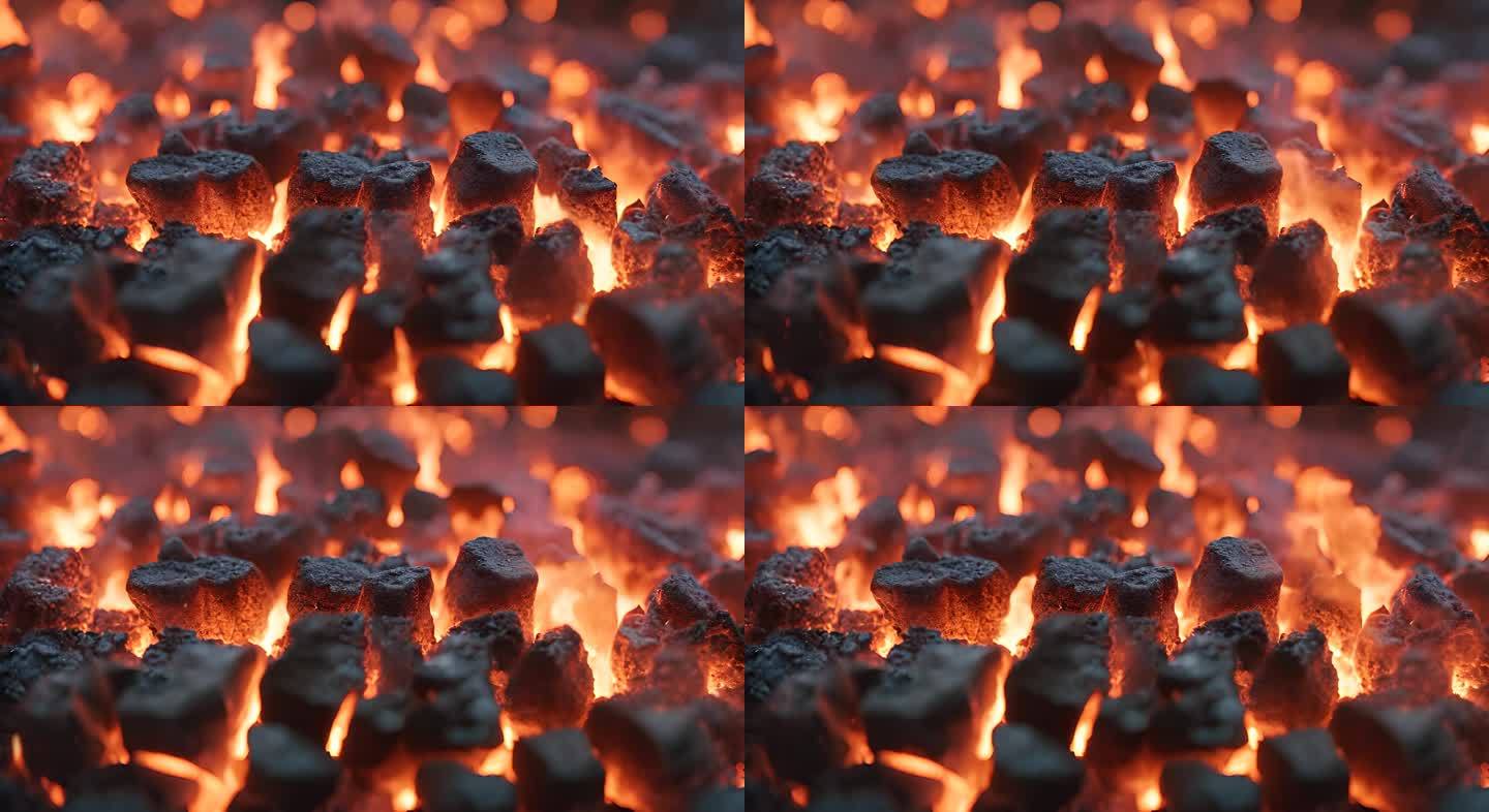 木炭 炭火 燃烧