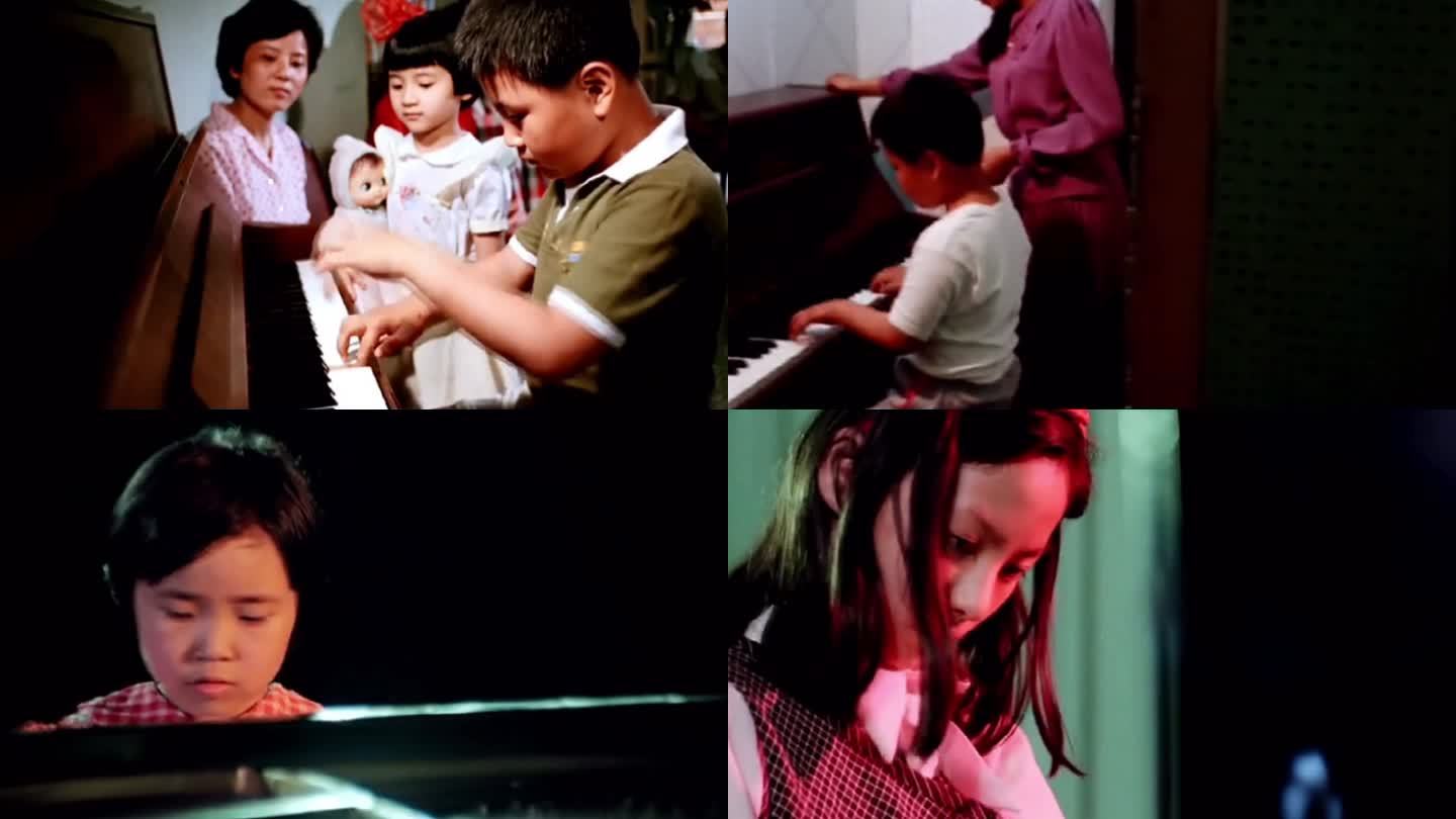 80年代 少年儿童钢琴热