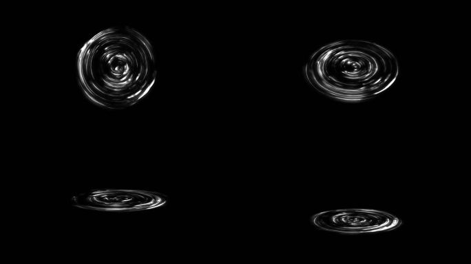 4组水波纹涟漪（带透明通道）