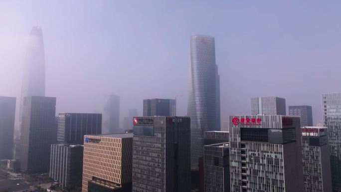 2024宁波东部新城平流雾4K高清航拍