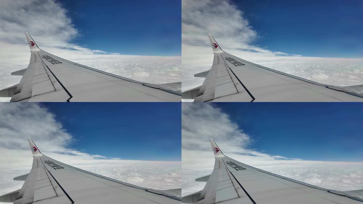 飞机在云端飞行4K