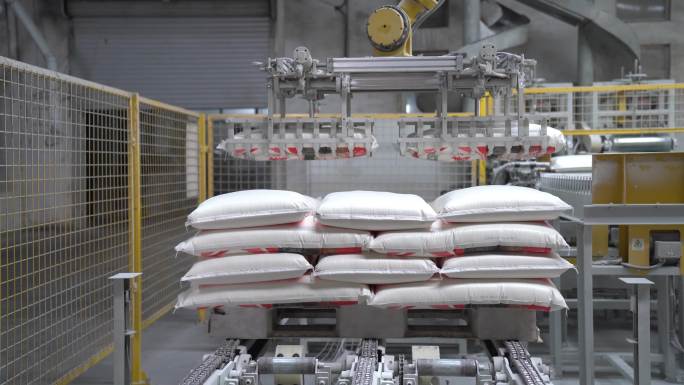 机械臂面粉厂自动化装卸机械手科技农业