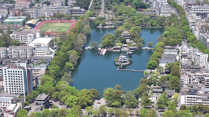 台州临海东湖航拍