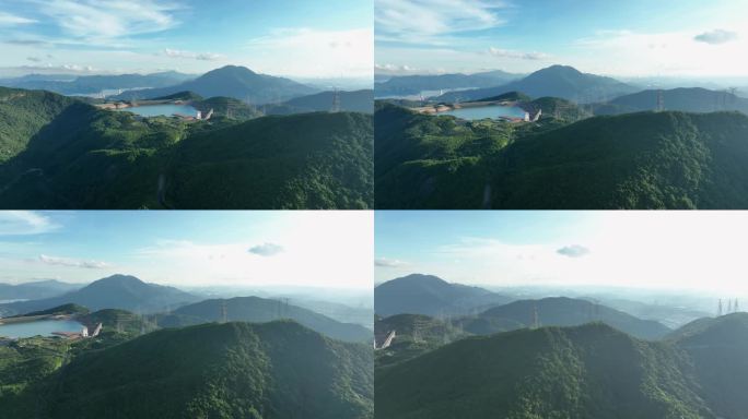 园山风景区 青山 绿水 森林 风景