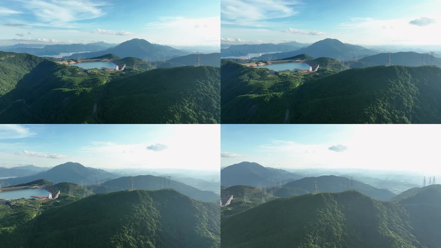 园山风景区 青山 绿水 森林 风景