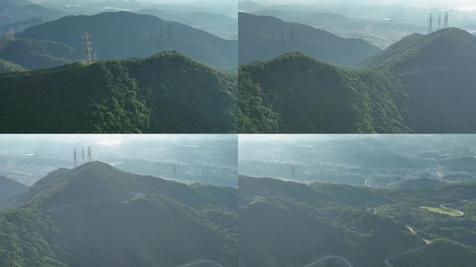 园山风景区 青山 绿水 森林 风景