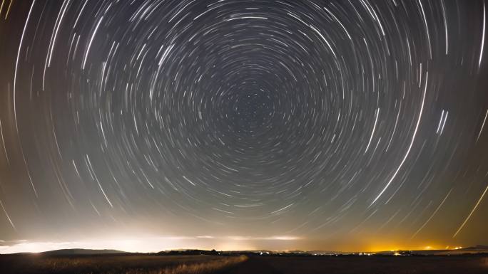 唯美星空延时 流星 银河 时间 时光流逝