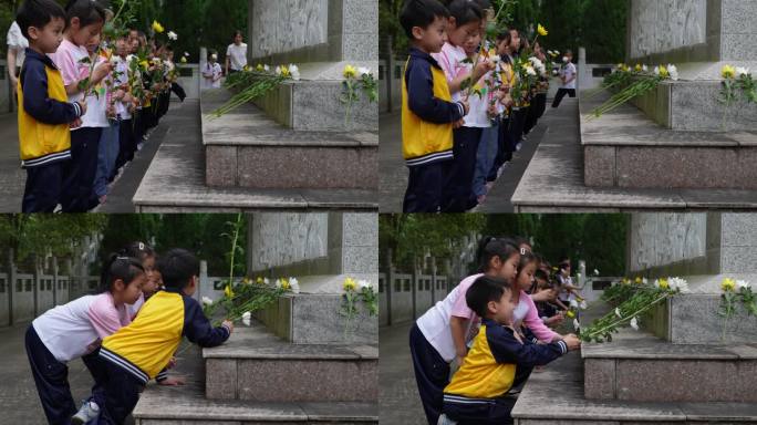 清明节烈士纪念碑