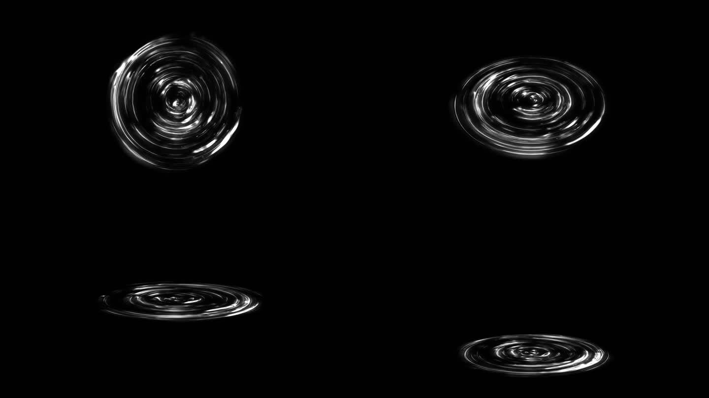 4组水波纹涟漪（带透明通道）