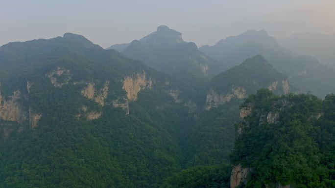 太行山风光风景山脉峡谷山谷