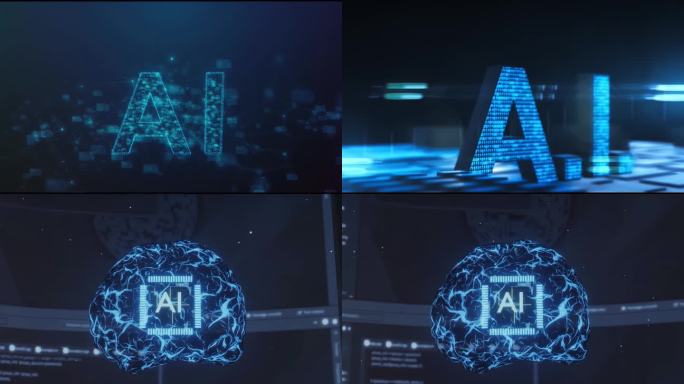 AI科技人工智能视频素材