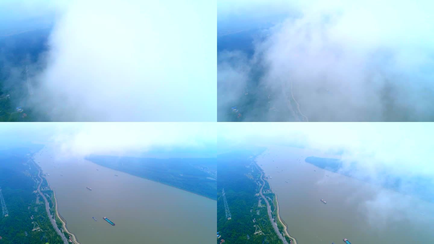 扬子江上的雾天