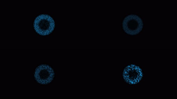 【10组8k】蜂窝科技感扩散波AE模版