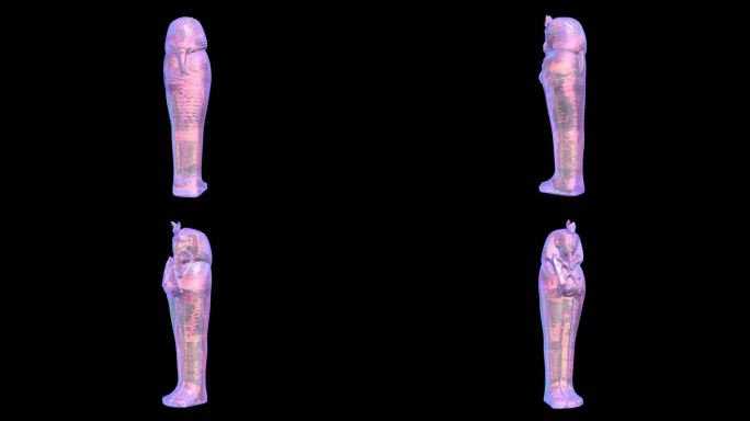 图坦卡蒙国王石棺 埃及雕像雕塑人像半身9