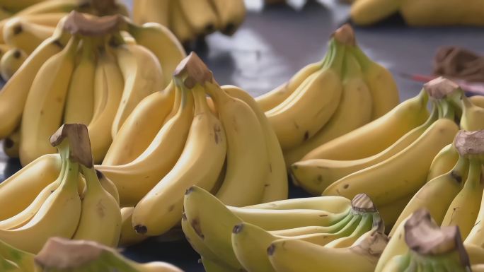 【4K原创】香蕉新鲜水果
