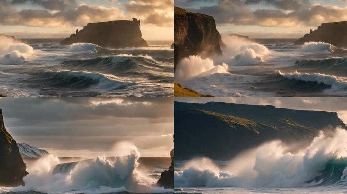 冰岛海岸线