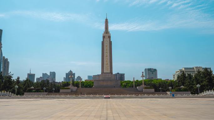 南昌_八一广场_党建基地_延时素材005