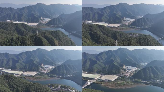 4K-Log-航拍新安江农夫山泉建德公司