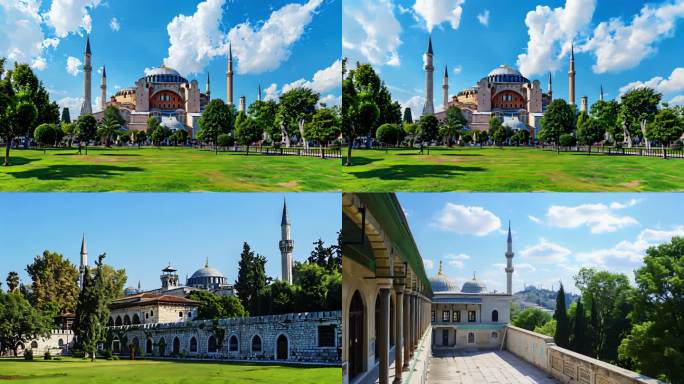 土耳其市中心地多尔玛巴赫切宫旅拍