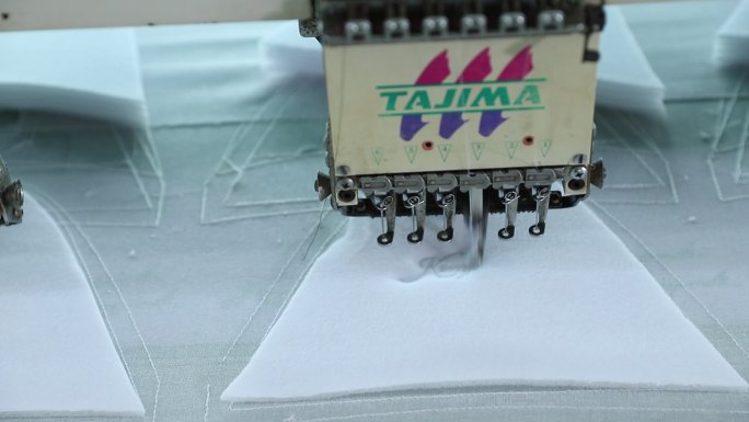 纺织机刺绣字母