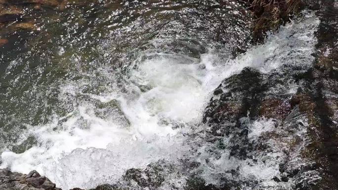 慢门瀑布 流水 水流慢动作