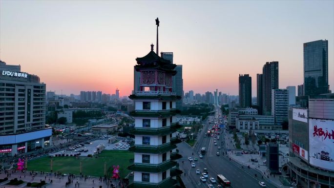 郑州城市地标航拍延时（第三部）