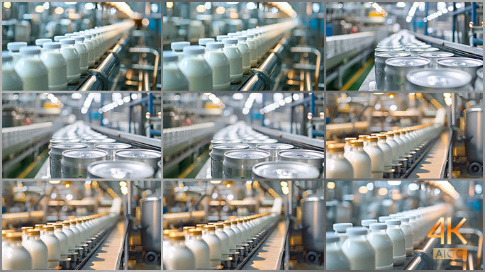 牛奶饮料灌装生产线 食品饮品加工工厂